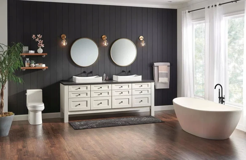 Badewannenarmatur Ortis Black