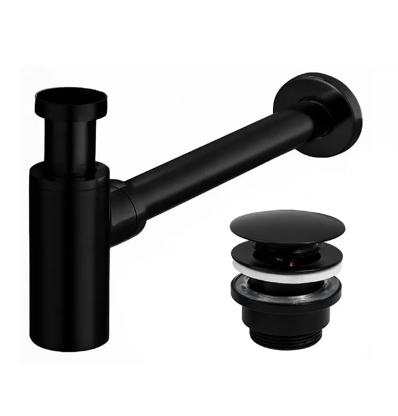 Siphon Schwarz Matt