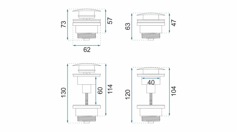 Siphon Schwarz Matt