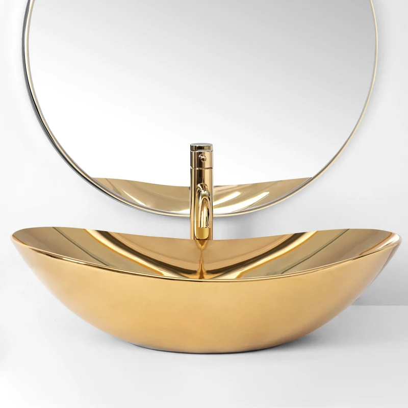 Aufsatzwaschbecken Royal Gold 62,5x36cm